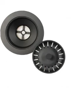 Sinks NEW! Allora USA KH-3018-R15-GM Gunmetal Black Matte Stainless Steel Handmade Sink