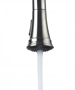 Faucets Allora USA - A-726-BN Kitchen Faucet - Single Handle Pull Down Sprayer - Brushed Nickel