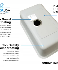 Sinks Allora USA - KH-2721F-R15 Combo - 27