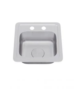 Allora USA - TOP-1210 - Top Mount Single Bowl Kitchen Sink