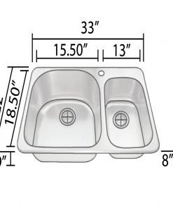 KralSu Sink And Faucet Supplies Sinks Allora USA - TOP-2919 32