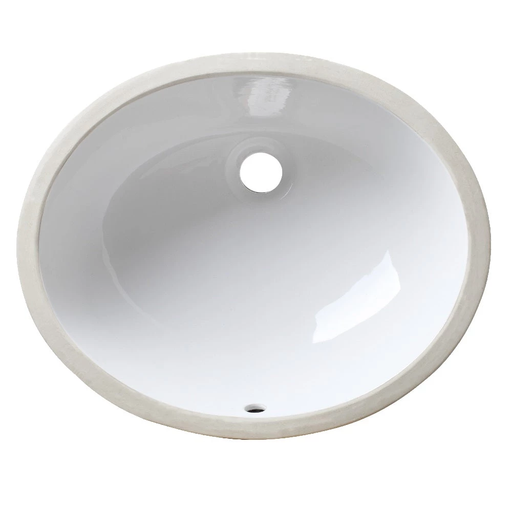 Allora USA - VCS-1417 - 17" X 14" X 8" Vanity Sink Series - White Sinks 1 Allora USA - VCS-1417 - 17" X 14" X 8" Vanity Sink Series - White Sinks
