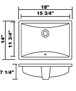 Allora USA VCS-1216 BATHROOM SINK