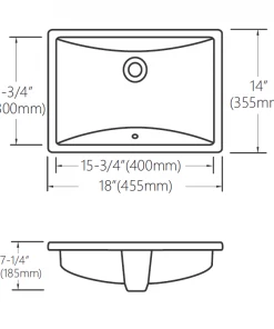 Allora USA VCS-1216B BATHROOM SINK Sinks