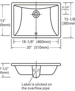ALLORA USA VCS-1318 BATHROOM SINK Sinks