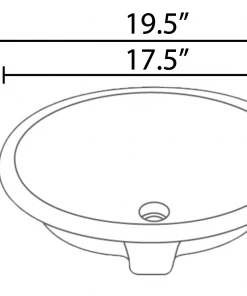 Allora USA - VCS-1417 - 17" X 14" X 8" Vanity Sink Series - White Sinks 11 Allora USA - VCS-1417 - 17