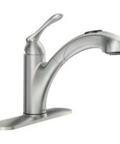 Moen Banbury Single-Handle Pull-Out Sprayer Kitchen Faucet In Spot Resist Stainless