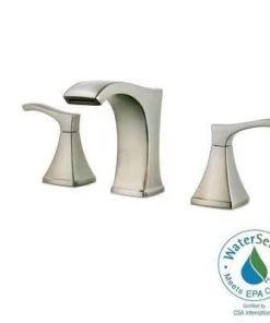 Pfister Venturi 8 In. Widespread 2-Handle Bathroom Faucet In Brushed Nickel Faucets