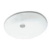 Kohler Caxton Vitreous China Undermount Bathroom Sink In White With Overflow Drain Sinks