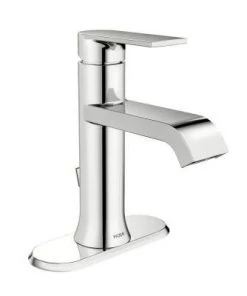 Moen Genta Single Hole Single-Handle Bathroom Faucet In Chrome