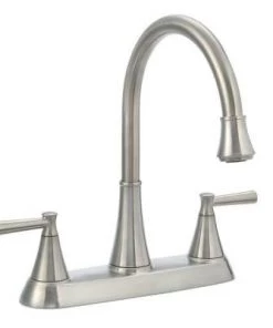 Faucets Pfister Cantara High-Arc 2-Handle Standard Kitchen Faucet With Side Sprayer In Stainless Steel