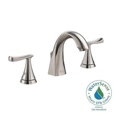 American Standard Chatfield 8 In. Widespread 2-Handle Bathroom Faucet In Brushed Nickel Faucets 1 American Standard Chatfield 8 In. Widespread 2-Handle Bathroom Faucet In Brushed Nickel Faucets