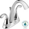 Delta Zella 4 In. Centerset 2-Handle Bathroom Faucet In Chrome Faucets
