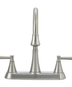 Faucets Pfister Cantara High-Arc 2-Handle Standard Kitchen Faucet With Side Sprayer In Stainless Steel