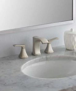 Pfister Venturi 8 In. Widespread 2-Handle Bathroom Faucet In Brushed Nickel Faucets