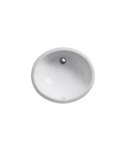 Kohler Caxton Vitreous China Undermount Bathroom Sink In White With Overflow Drain Sinks