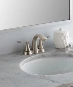 Faucets Moen Darcy 4 In. Centerset 2-Handle Bathroom Faucet In Spot Resist Brushed Nickel