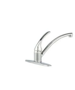 Delta Foundations Single-Handle Standard Kitchen Faucet In Chrome Faucets