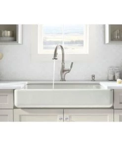 Kohler Worth Single-Handle Pull-Down Sprayer Kitchen Faucet In Vibrant Stainless Faucets