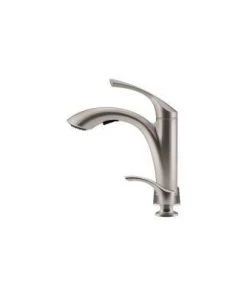 Kohler Mistos Single-Handle Pull-Out Sprayer Kitchen Faucet In Stainless Steel Faucets