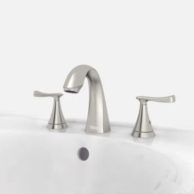 American Standard Chatfield 8 In. Widespread 2-Handle Bathroom Faucet In Brushed Nickel Faucets 4 American Standard Chatfield 8 In. Widespread 2-Handle Bathroom Faucet In Brushed Nickel Faucets