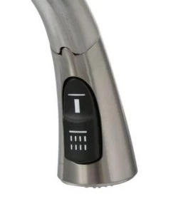 Pfister Pasadena Single-Handle Pull-Down Sprayer Kitchen Faucet With Soap Dispenser In Stainless Steel Faucets