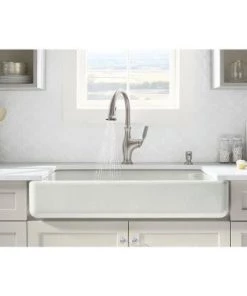 Kohler Worth Single-Handle Pull-Down Sprayer Kitchen Faucet In Vibrant Stainless Faucets
