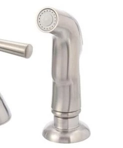 Faucets Pfister Cantara High-Arc 2-Handle Standard Kitchen Faucet With Side Sprayer In Stainless Steel