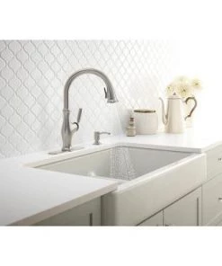 Kohler Worth Single-Handle Pull-Down Sprayer Kitchen Faucet In Vibrant Stainless Faucets