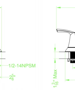 Allora USA - A-6560-BN Bathroom Faucet - TULIP SERIES 9 Allora USA - A-6560-BN Bathroom Faucet - TULIP SERIES