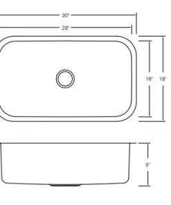 Allora USA - KH-2718-R15-RG - 27" X 18" X 10" Rose Gold Handmade Undermount Single Large Bowl Stainless Steel Kitchen Sink