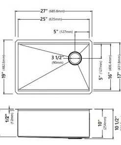 KRAUS Kore Workstation Undermount Stainless Steel 30 In. Single Bowl Kitchen Sink W/ Integrated Ledge And Accessories