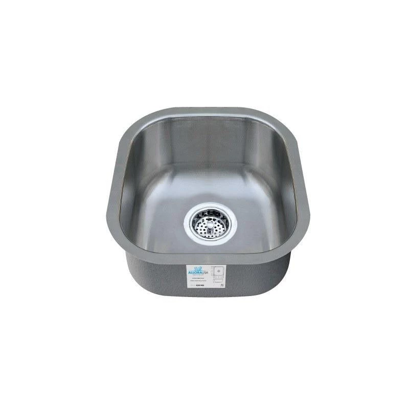 Allora USA - KSN-1616 - 16" X 16" X 8" Stainless Steel Sink Sinks 1 Allora USA - KSN-1616 - 16" X 16" X 8" Stainless Steel Sink Sinks