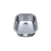 Sinks Allora USA - KSN-1518 - 15" X 18" X 8" Stainless Steel Sink
