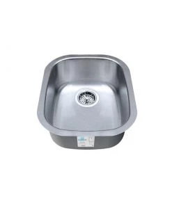 Sinks Allora USA - KSN-1518 - 15" X 18" X 8" Stainless Steel Sink