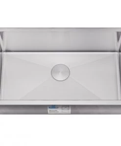 Sinks Allora USA - KH-3018-R15 - 30" X 18" X 10" Undermount Bowl Handmade Stainless Steel Kitchen Sink