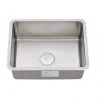 Allora USA - KSN-2318-R25 - 23" X 18" X 9" Undermount Single Bowl Stainless Steel Kitchen Sink