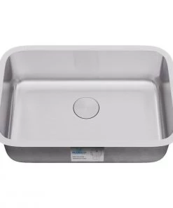 Allora USA - KSN-2718-16 - 27" X 18" X 9" Undermount Single Large Bowl 16 Gauge Stainless Steel Kitchen Sink Sinks